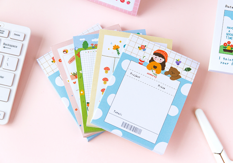 Jiyu Flora Note Paper