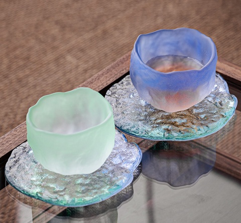 Japanese Glacier Teacup Set