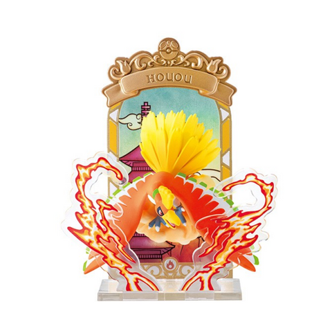 Pokemon Stained Glass Statues