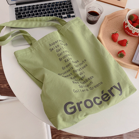Grocery Canvas Tote