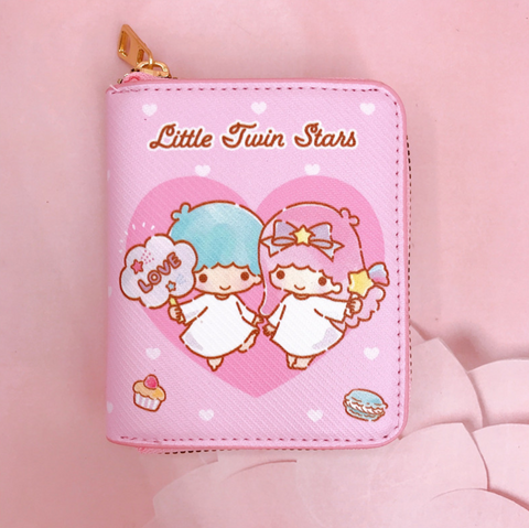 Sanrio Heart Zipper Short Wallet
