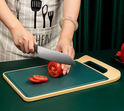 Cutting Board Medium Dark Green - Wheat