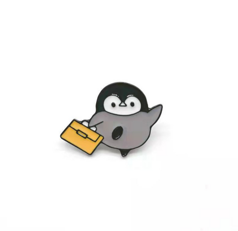 Chubby Penguin Pin