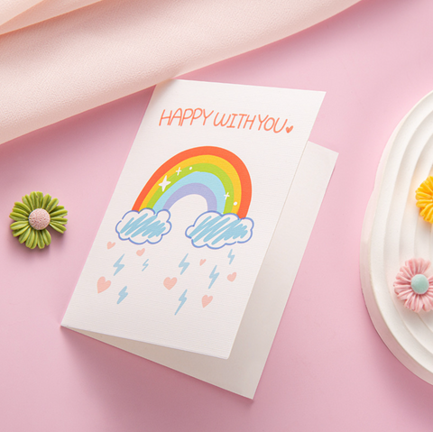 Happy Rainbow Card