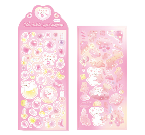 Jiyu Star Bubble Sugar Stickers