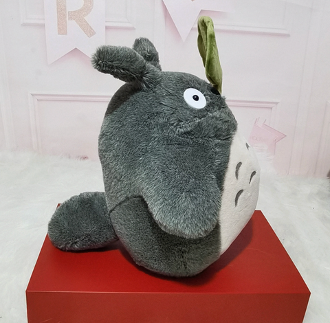 Totoro Plush with Leaf
