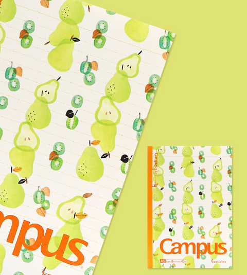 CAMPUS Fruit 8mm Dotted Line A5 Notebook 40pg