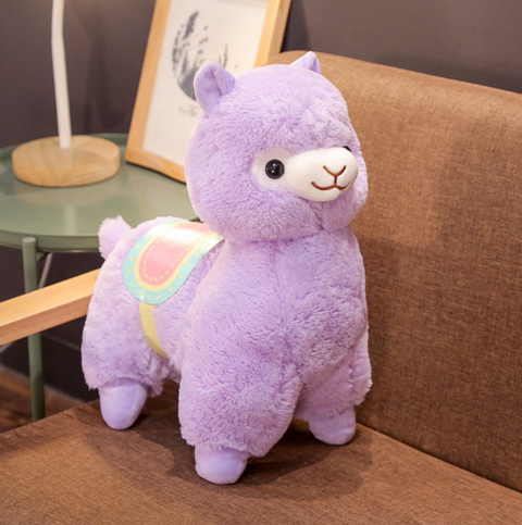 Cute Saddle Alpaca Plush 35cm