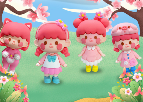 Sakura Girl Keychain