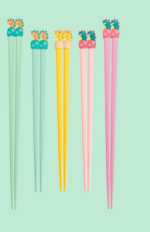 Dinosaur Family Chopsticks 5 Set 1