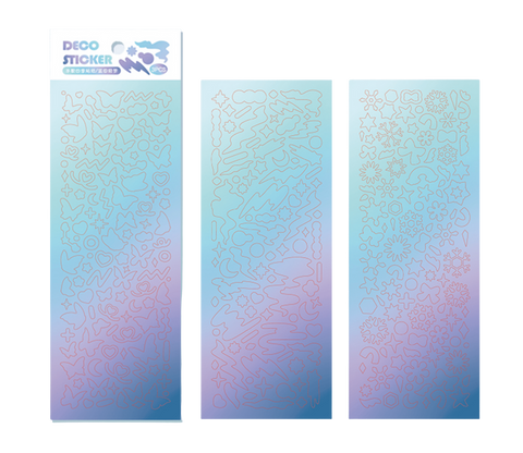 Jiyu Gradient Shape Stickers