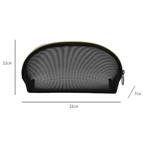 Black Mesh Wash Storage Bag