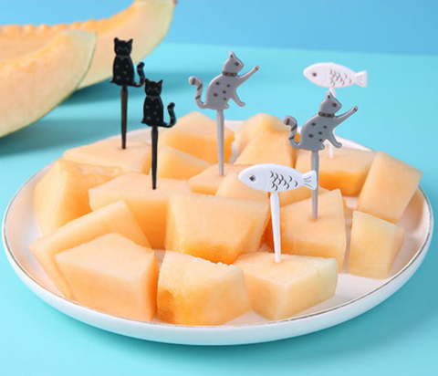 Cats and Fish Bento Picks