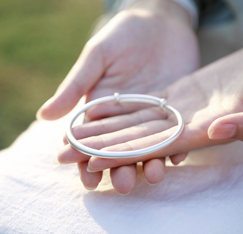 Simple Silver Bracelet