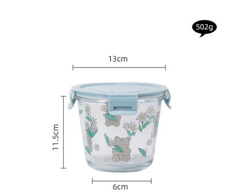 Bunny Glass Container