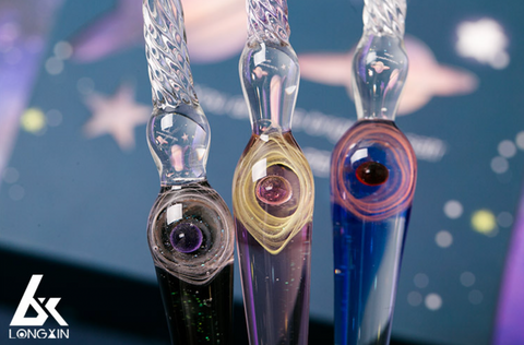 Planet Glass Dip Pen Set