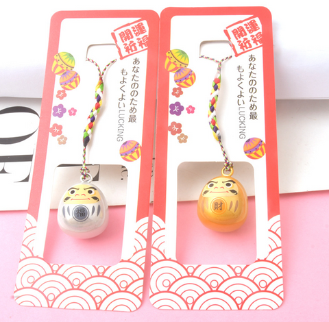 Asakusa Daruma Water Bell Charm