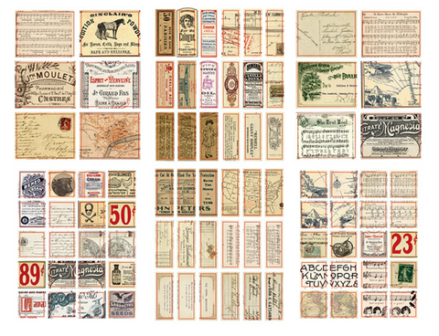 Vintage Scrapbook Sticker