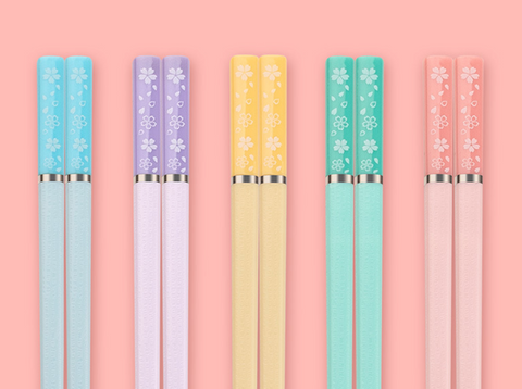 Morandi Chopsticks 5 Set Pastel
