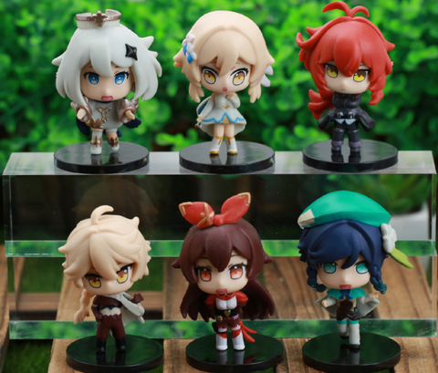 Genshin Impact Chibi 3 Statues