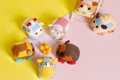 Pui Pui Molcar Needle Felt Set