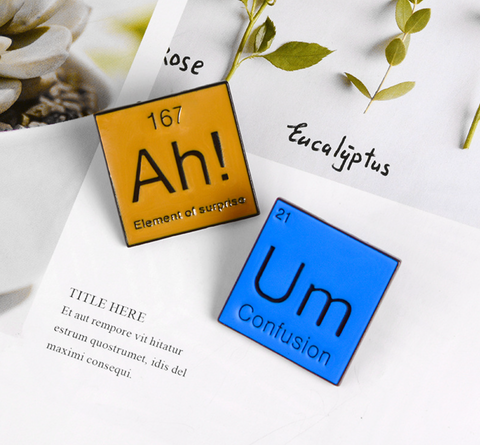 Chemistry Square Pins