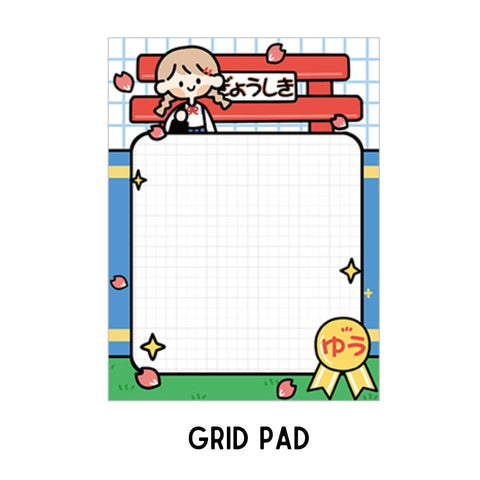 Cute Girls Memo Pads