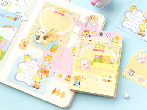 Jiyu Fun Shaped Tabbed Post It