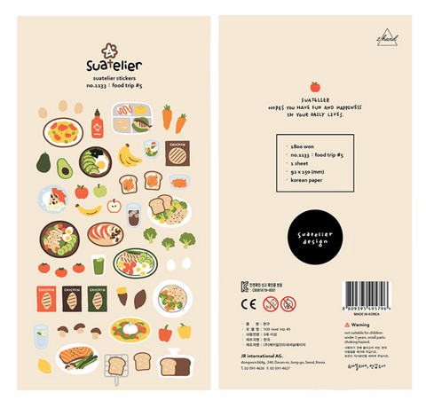 Sautelier Sonia Food Trip Sticker