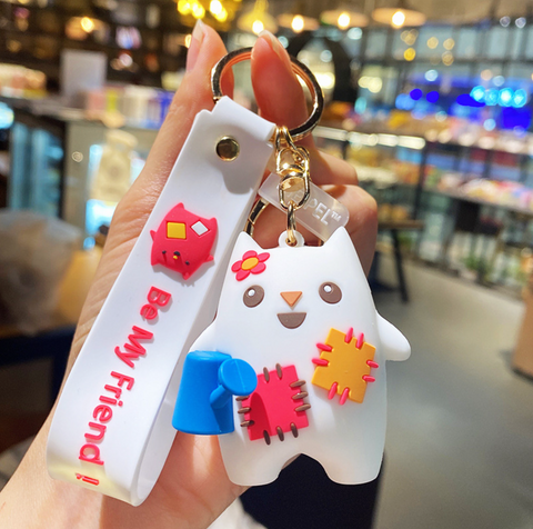 Strange Cats Keychain