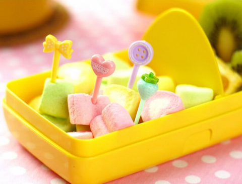 Super Cute Candey Color Bento Picks