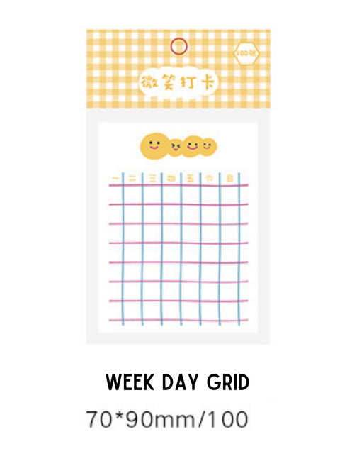 Jiyu Bright Memo Pads