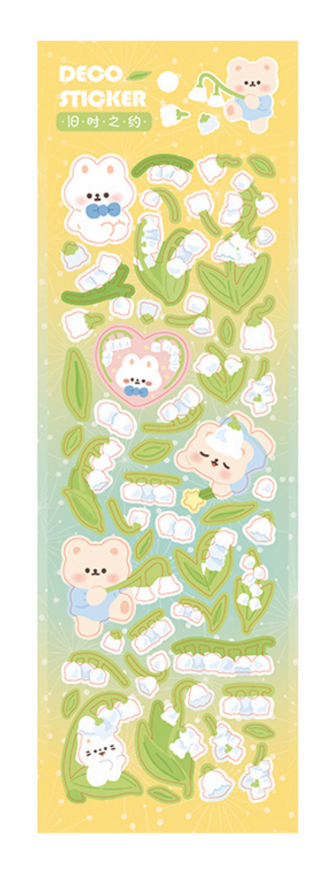 Jiyu Sparkle Bear Stickers