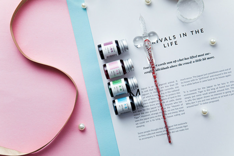 Spiral Glass Dip Pen Set