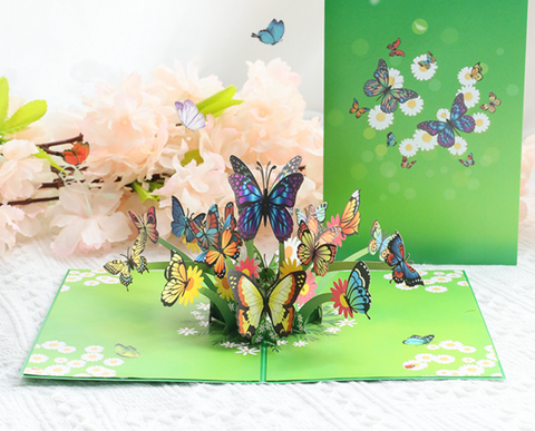 Pop Out Card Butterflies