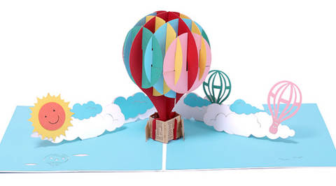 Pop Out Card Hot Air Balloon