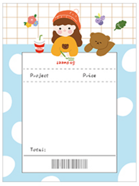 Jiyu Flora Note Paper