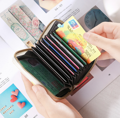 Zipper Card Wallet 9 Slot