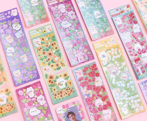 Jiyu Sparkle Bear Stickers