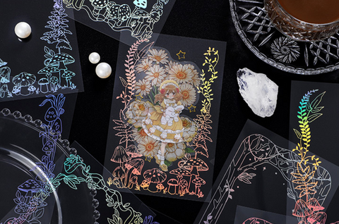 Infeel.Me PET Shiny Frame Stickers