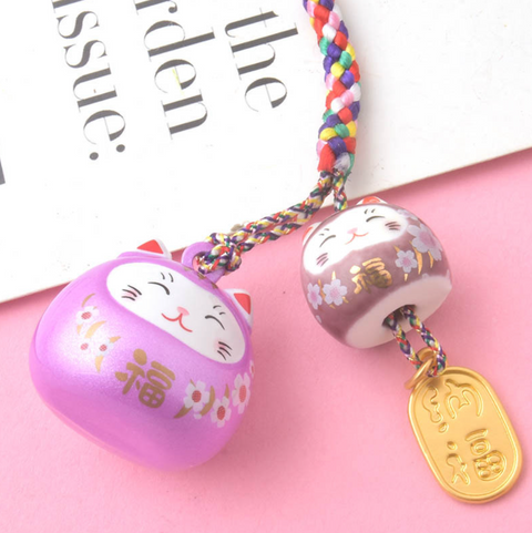 Gemini Lucky Cat Pearlescent Charm