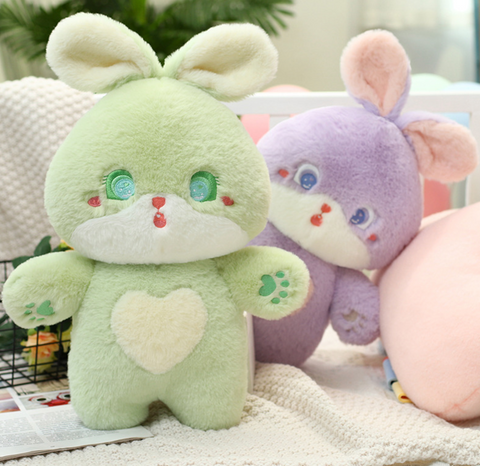 Bright Eye Heart Rabbit Plush 23cm