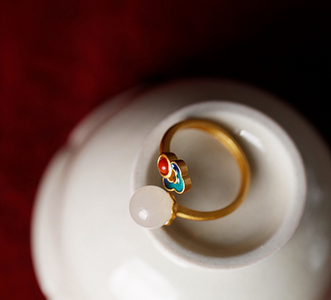 White Jade Ring