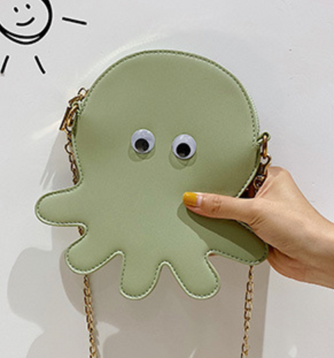 Octopus Purse (Green, White, Pink, Black) 9018