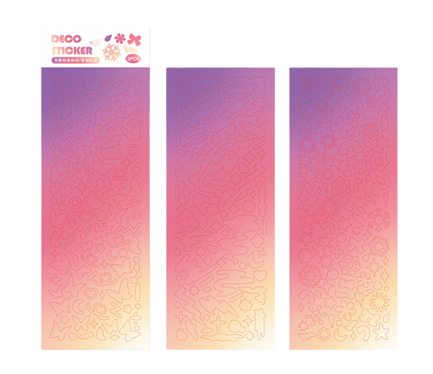 Jiyu Gradient Shape Stickers