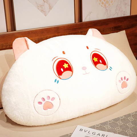 Star Eye Cat Cushion 50cm Black