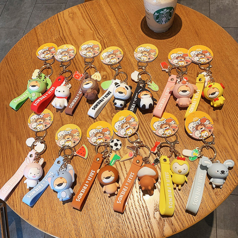 Saiji and Friends Keychain