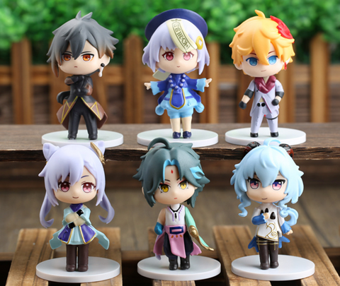 Genshin Impact Chibi 4 Statues