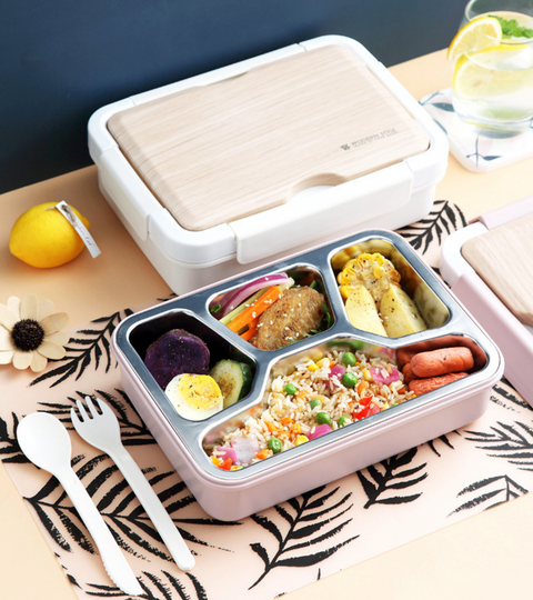 Wood Rectangle Lunchbox