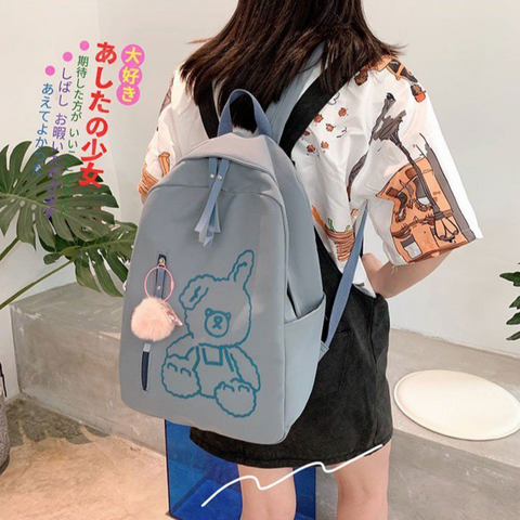 Fuzzy Rabbit Backpack